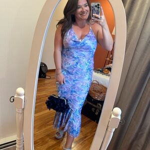 Hello Molly Nights of Bliss Halter Midi Dress